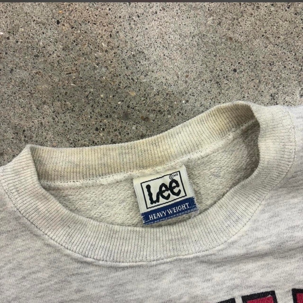 Vintage 80s Harvard Lee Heavyweight Crewneck Sweatshirt - Picture 4 of 6